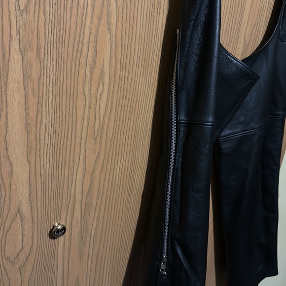 Classic Black leather chaps - Picture 5 of 11